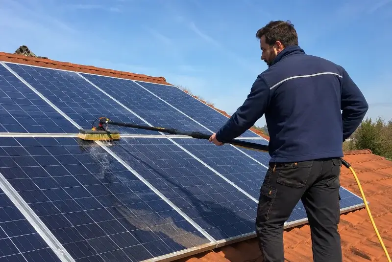 Nettoyage et entretien de panneaux solaires à Montgaillard